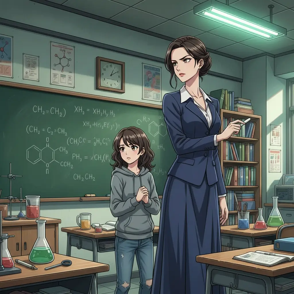 Напряжение в кабинете химии