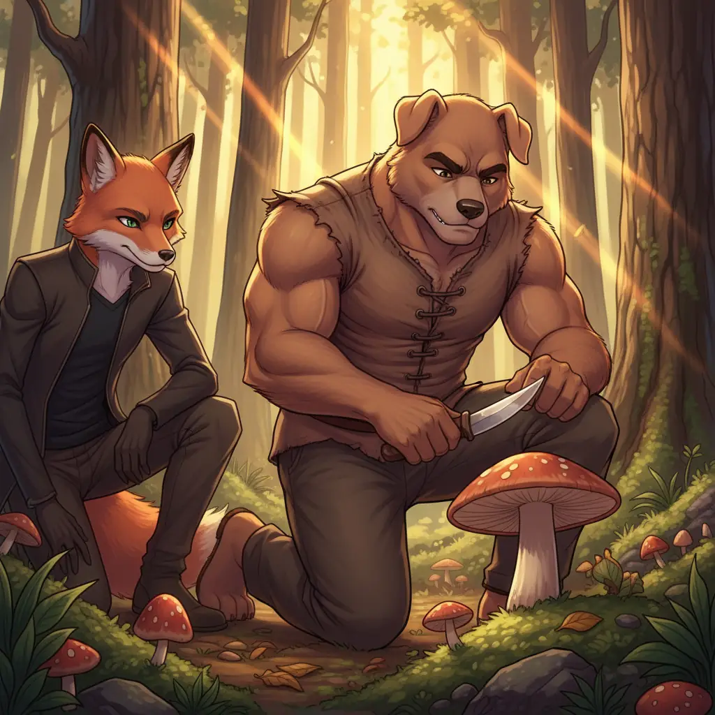 Находка в закатных лучах