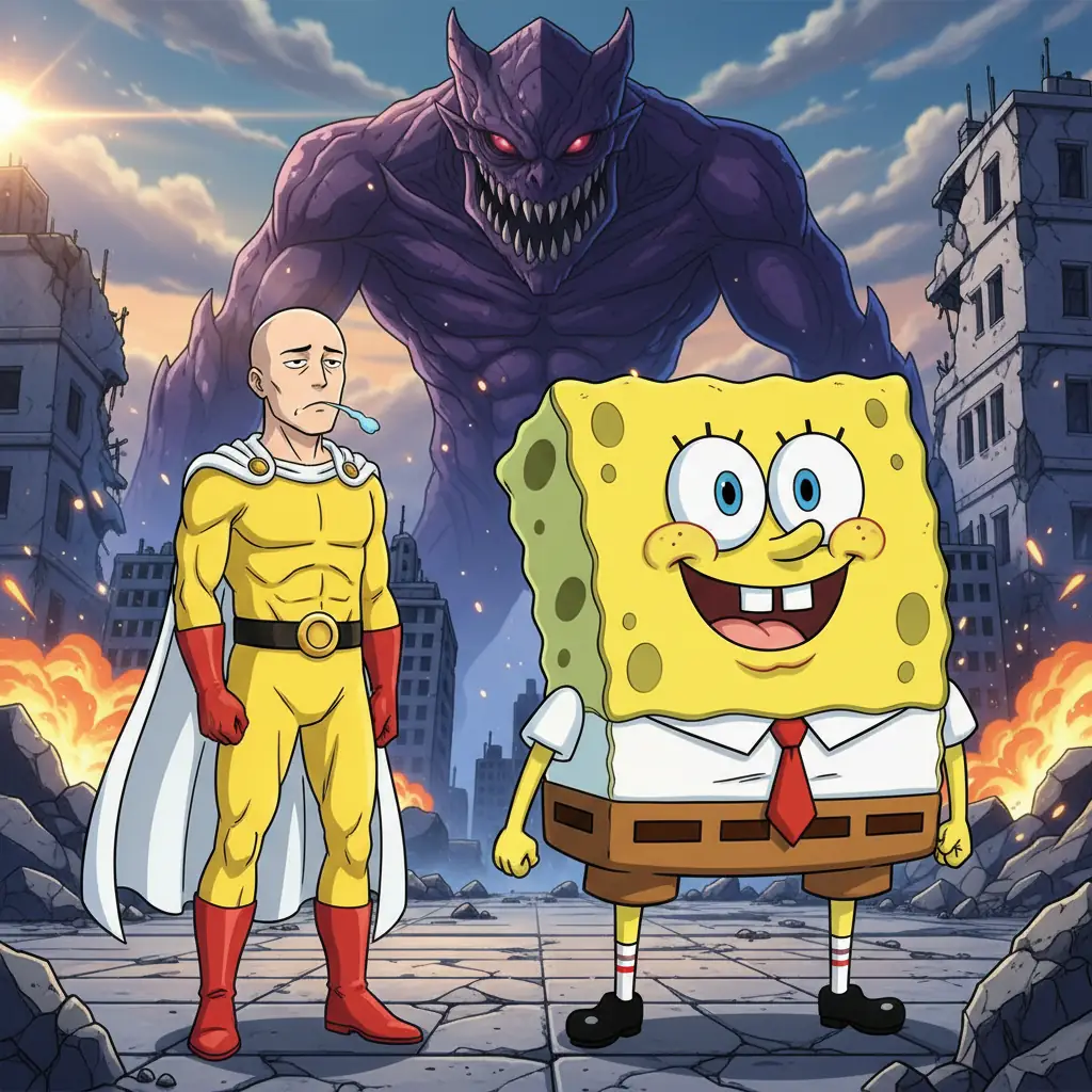 Геройский порыв Губки Боба