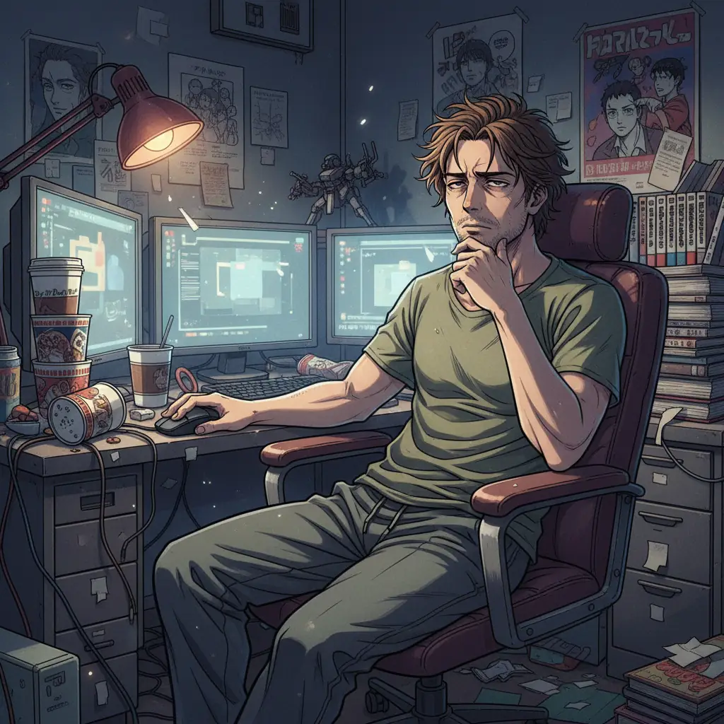 Ночной хаос рабочего стола