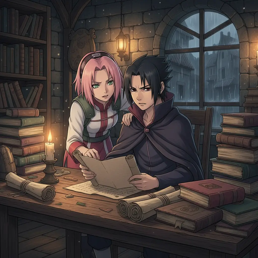 Работа в дождливый вечер