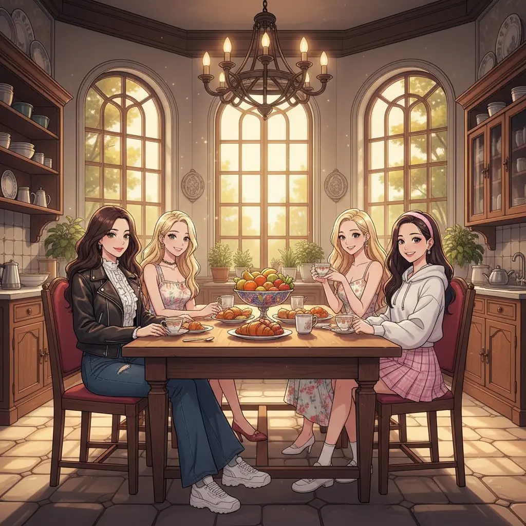 Утренние планы в особняке