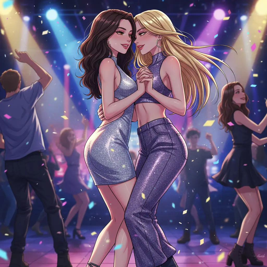 Танец в ночном клубе