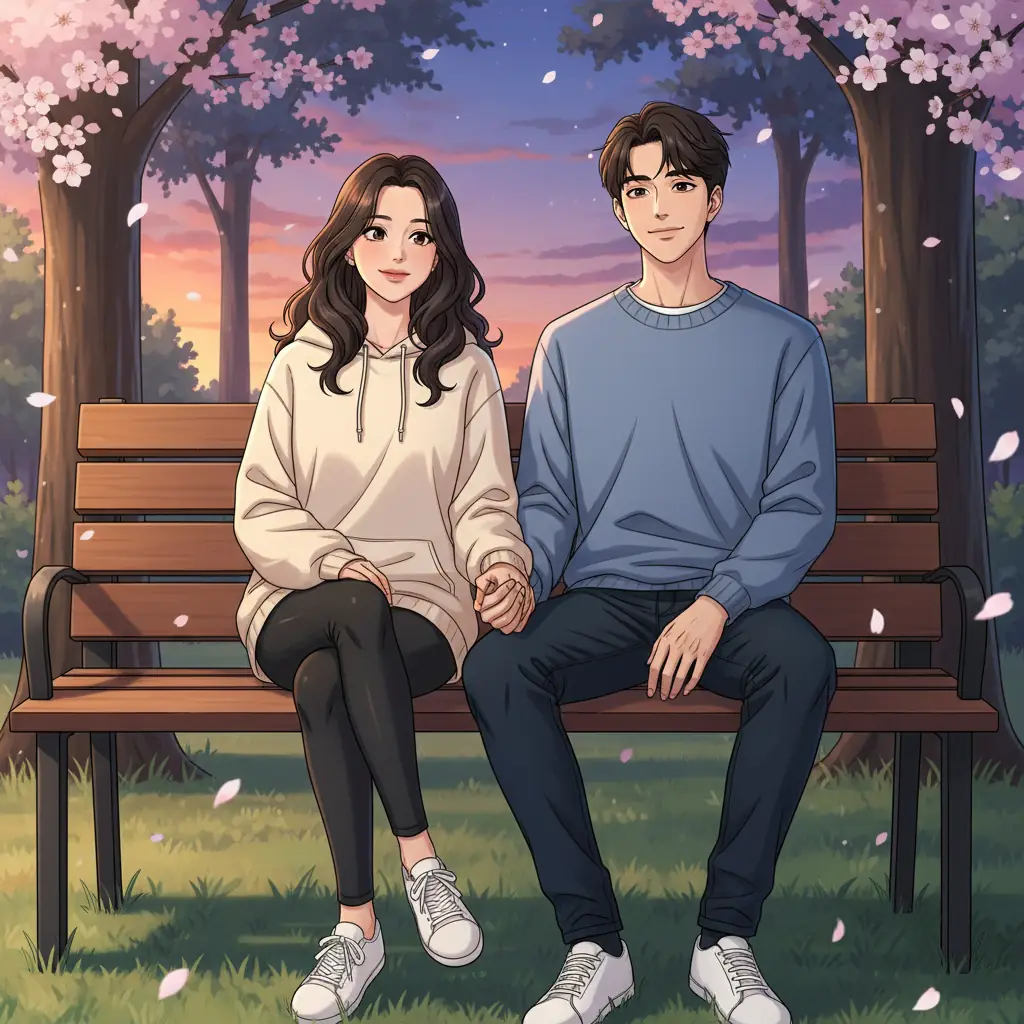 Тихая прогулка в парке