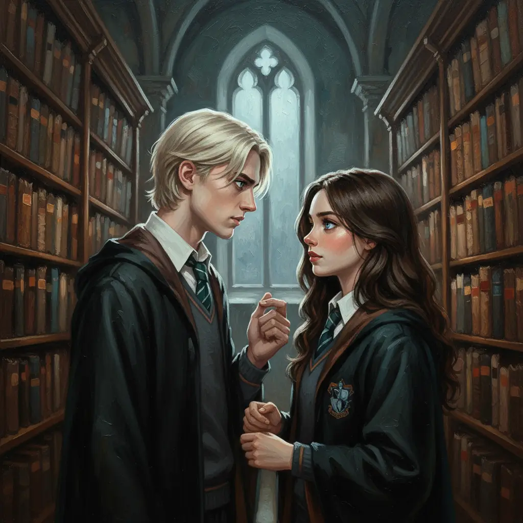 Запретная встреча в библиотеке