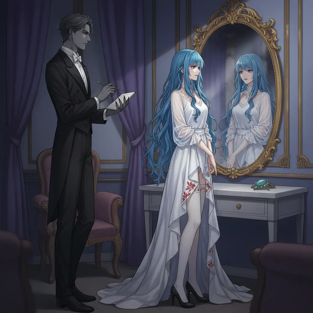 Отражение и брошь