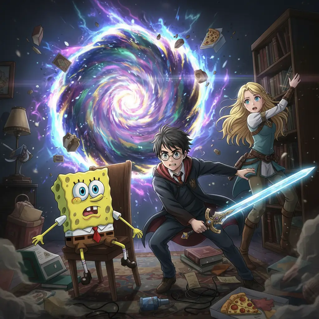 Неожиданный портал в гостиной